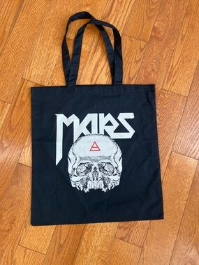 Thirty Seconds to Mars tote bag | MARS | Band Merch | Skull With Red Triad